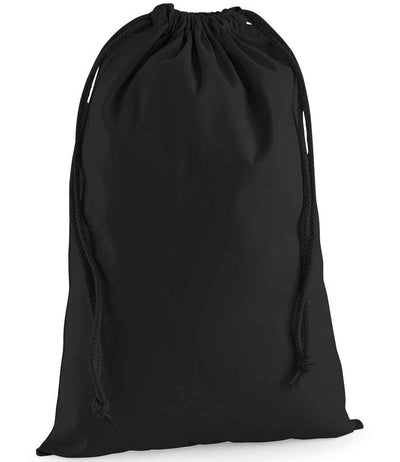 Westford Mill Premium Cotton Stuff Bag black