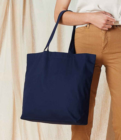 Westford Mill Premium Cotton Maxi Tote Bag navy