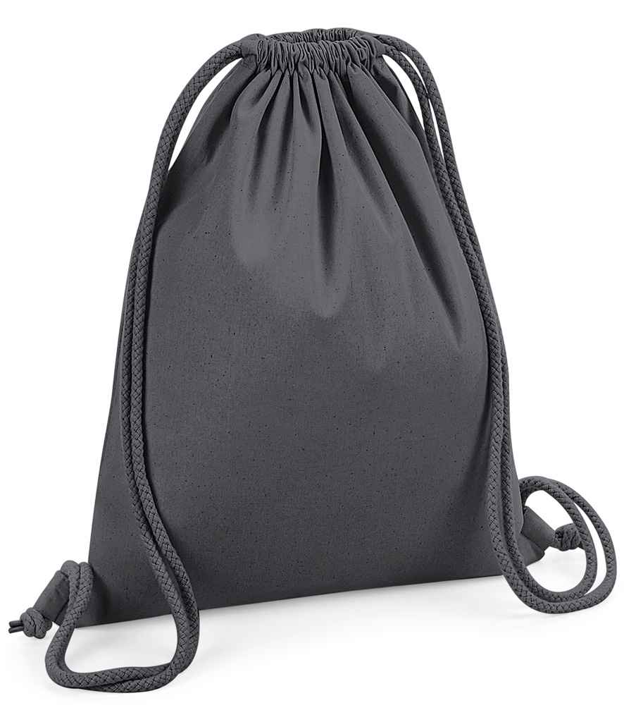 Westford Mill Organic Premium Cotton Gymsac graphite grey