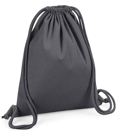 Westford Mill Organic Premium Cotton Gymsac graphite grey