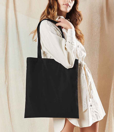 Westford Mill Organic Premium Cotton Tote Bag black