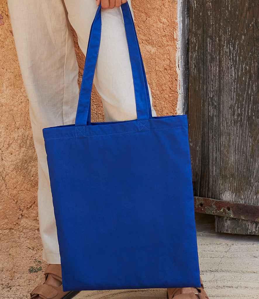 Westford Mill Organic Premium Cotton Tote Bag blue