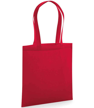 Westford Mill Organic Premium Cotton Tote Bag red