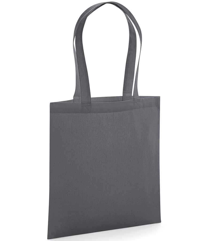 Westford Mill Organic Premium Cotton Tote Bag graphite grey