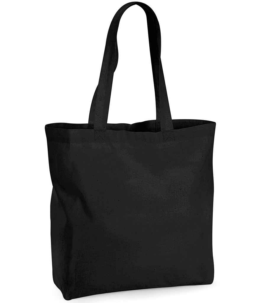 Westford Mill Organic Premium Cotton Maxi Tote Bag black