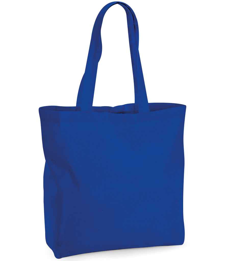 Westford Mill Organic Premium Cotton Maxi Tote Bag blue