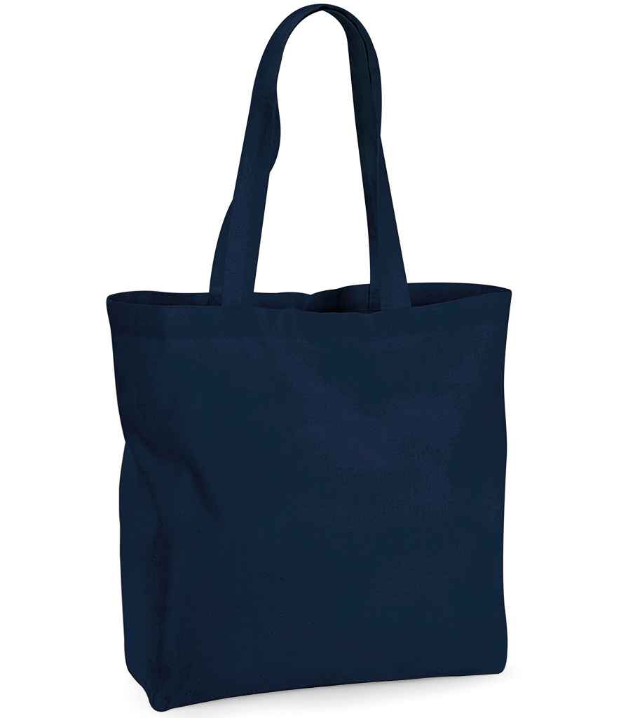 Westford Mill Organic Premium Cotton Maxi Tote Bag navy