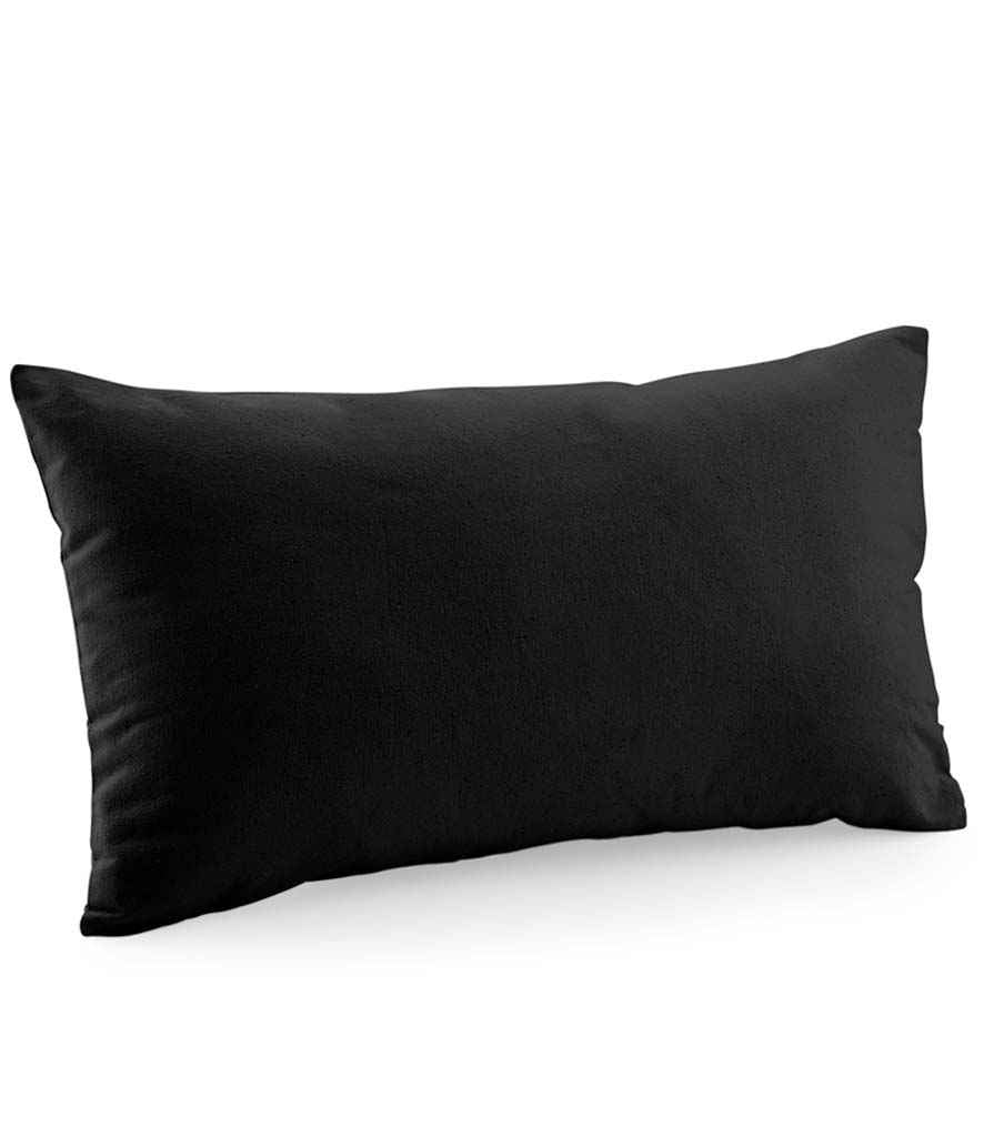 Westford Mill Fairtrade Cotton Canvas Cushion Cover black