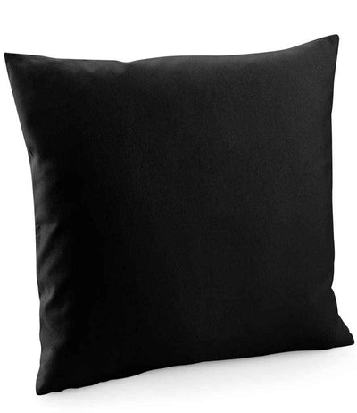 Westford Mill Fairtrade Cotton Canvas Cushion Cover black