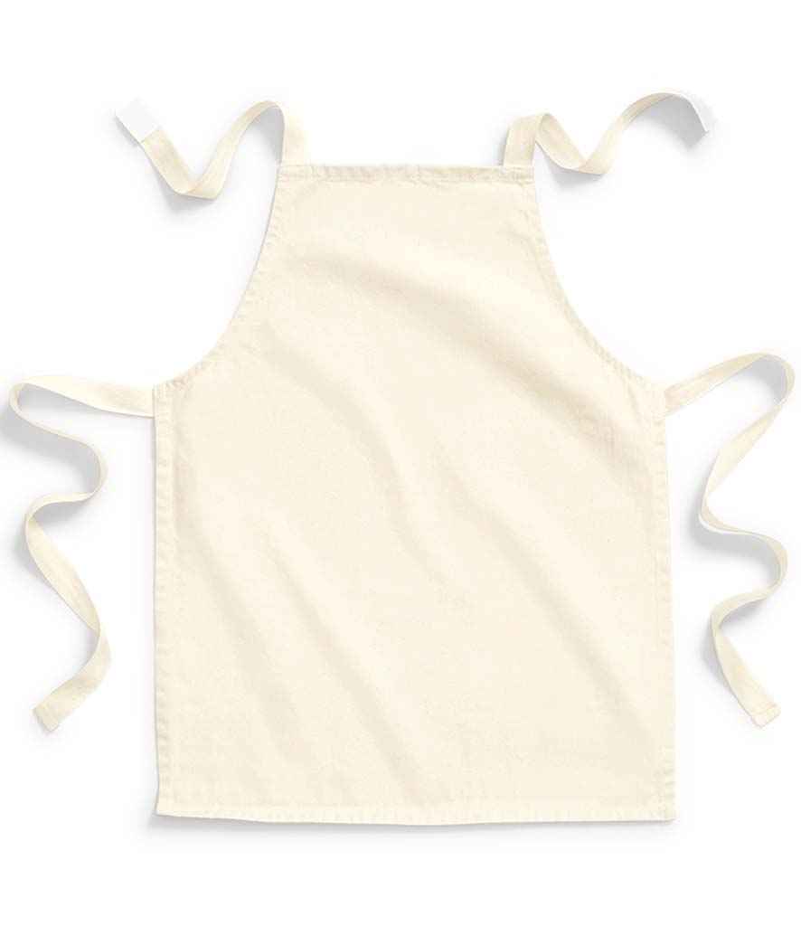 Westford Mill Fairtrade Kids Craft Apron natural