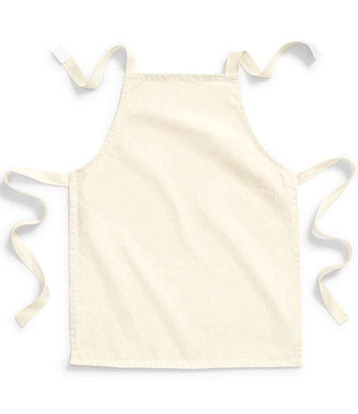 Westford Mill Fairtrade Kids Craft Apron natural