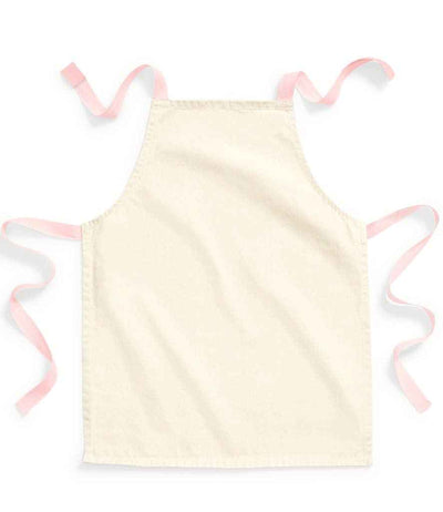 Westford Mill Fairtrade Kids Craft Apron natural/pastel pink
