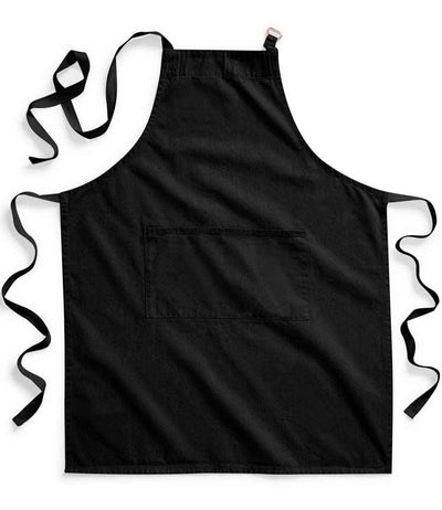 Westford Mill Fairtrade Adult Craft Apron black