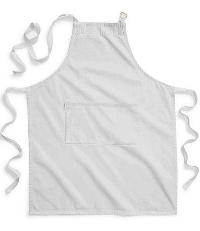 Westford Mill Fairtrade Adult Craft Apron light grey