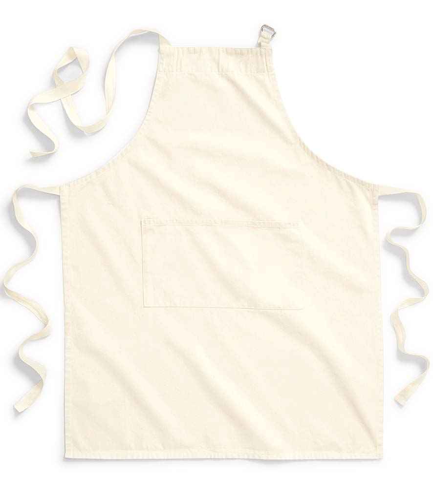 Westford Mill Fairtrade Adult Craft Apron cream