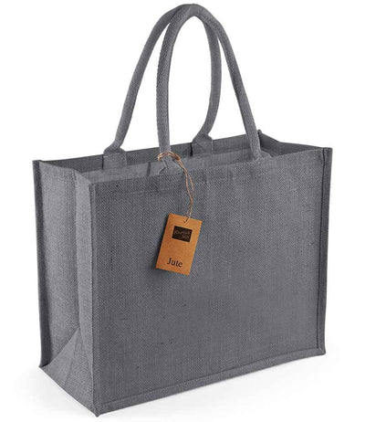 Westford Mill Jute Classic Shopper grey