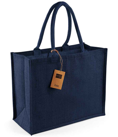 Westford Mill Jute Classic Shopper navy