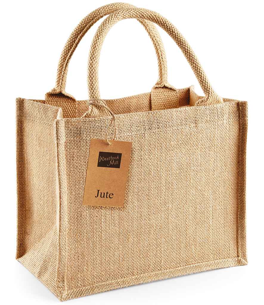 Westford Mill Jute Mini Gift Bag natural