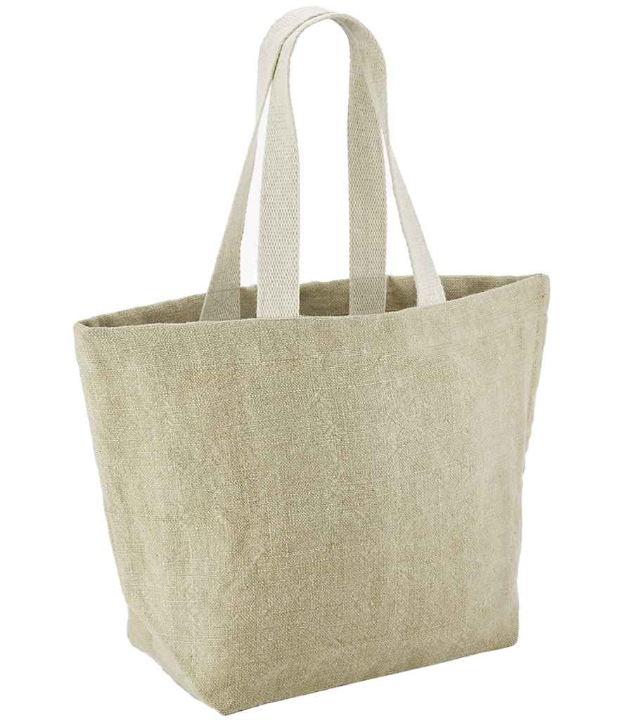 Westford Mill Soft Washed Jute Beach Bag natural