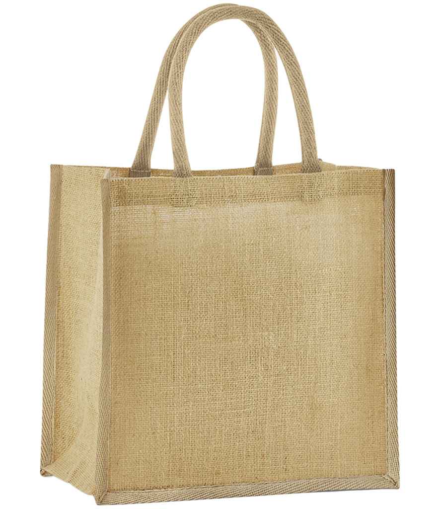 Westford Mill Natural Starched Jute Mini Gift Bag natural