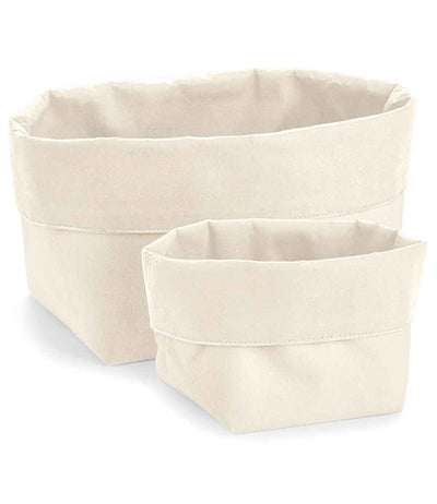 Westford Mill Reversible Canvas Organisers natural