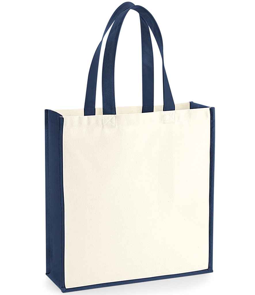 Westford Mill Gallery Canvas Tote natural/navy