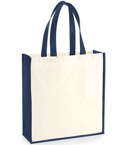 Westford Mill Gallery Canvas Tote natural/navy