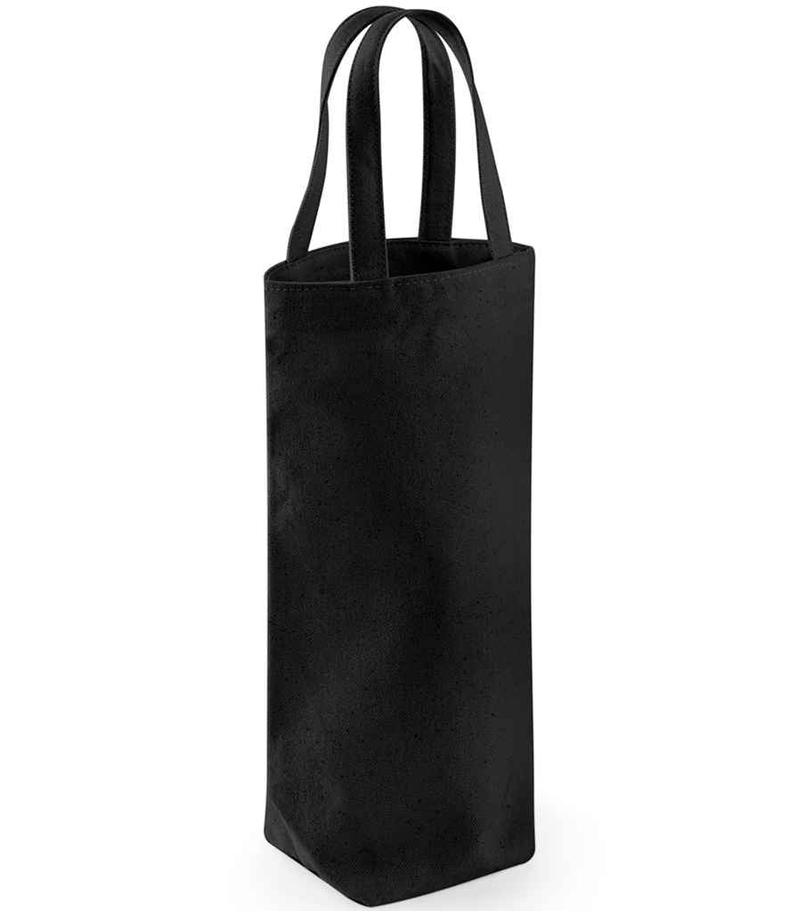 Westford Mill Fairtrade Cotton Bottle Bag black