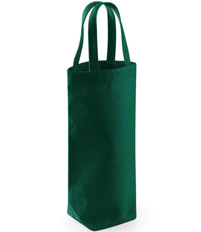 Westford Mill Fairtrade Cotton Bottle Bag bottle green