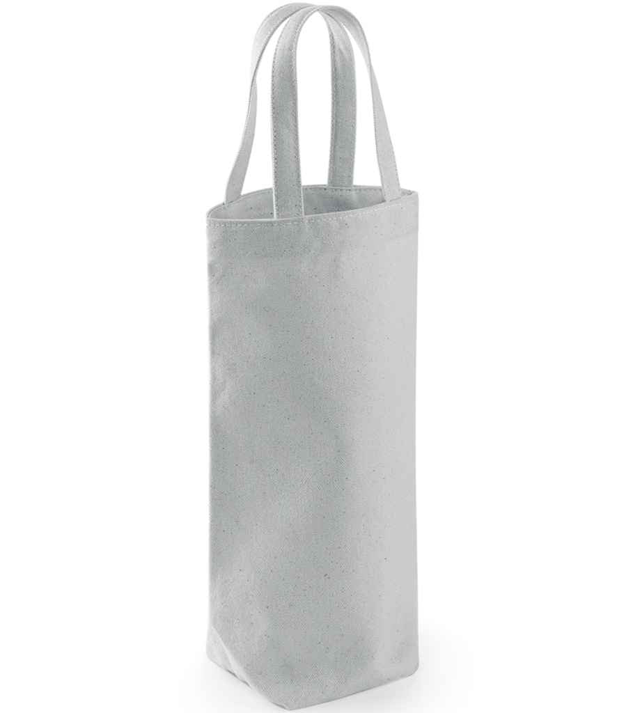 Westford Mill Fairtrade Cotton Bottle Bag light grey