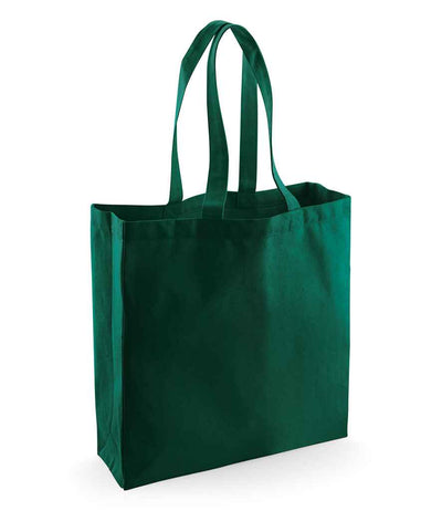 Westford Mill Fairtrade Cotton Classic Shopper bottle green