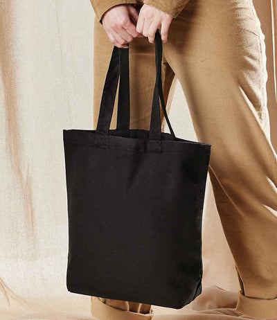 Westford Mill Fairtrade Cotton Camden Shopper black