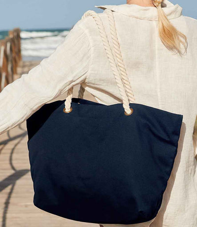 Westford Mill Nautical Beach Bag navy