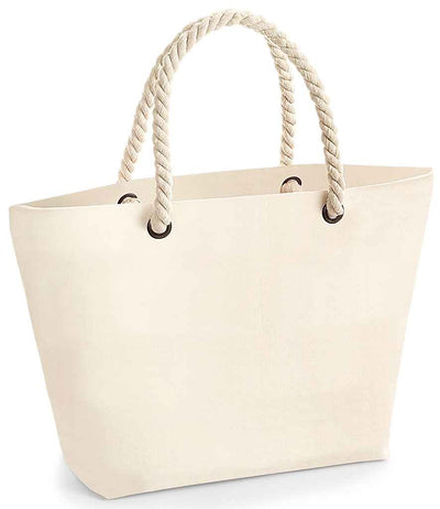 Westford Mill Nautical Beach Bag natural