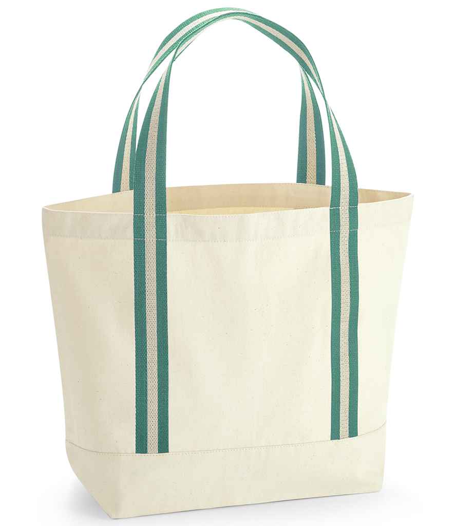 Westford Mill EarthAware® Organic Boat Bag natural/sage green