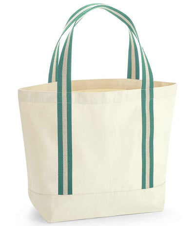 Westford Mill EarthAware® Organic Boat Bag natural/sage green