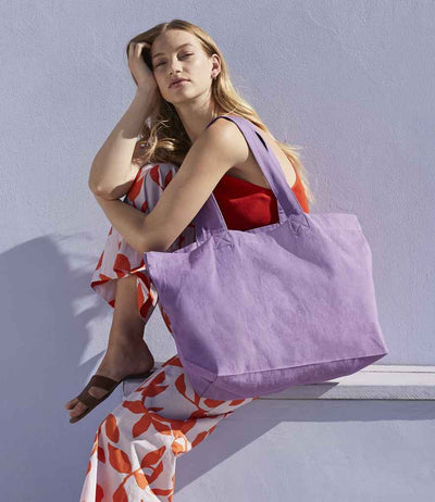 Westford Mill EarthAware® Organic Twill Shopper violet