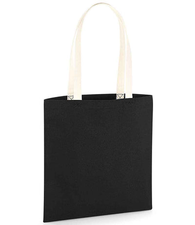 Westford Mill EarthAware® Organic Bag For Life - Contrast Handles black/natural