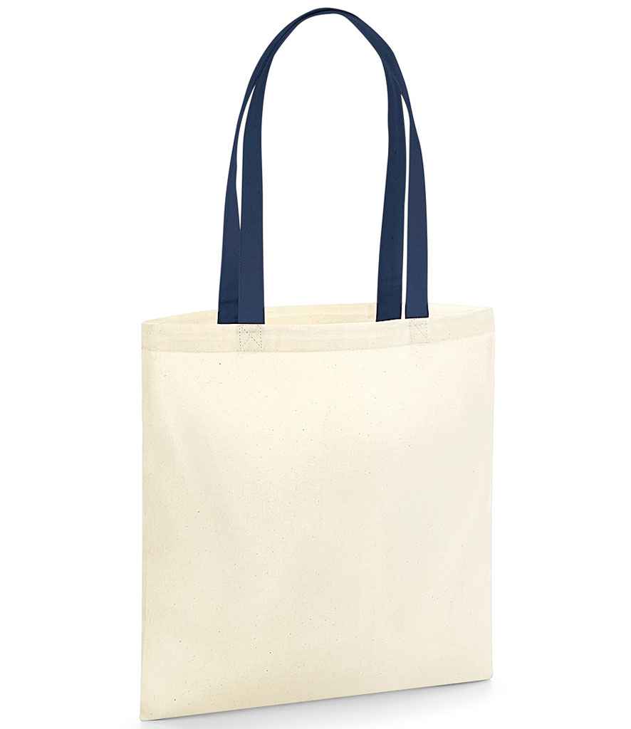 Westford Mill EarthAware® Organic Bag For Life - Contrast Handles natural/navy