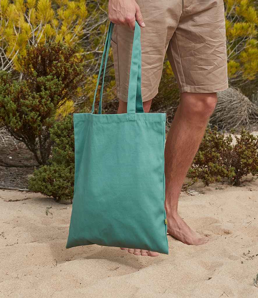 WESTFORD MILL W801C - Borsa In Tela Di Cotone Organico Con Manici A Contrasto 440814 WESTFORD MILL W801C - Borsa In Tela Di Cotone Organico Con Manici A Contrasto 440814