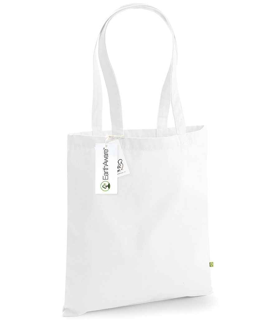 Westford Mill EarthAware® Organic Bag For Life white