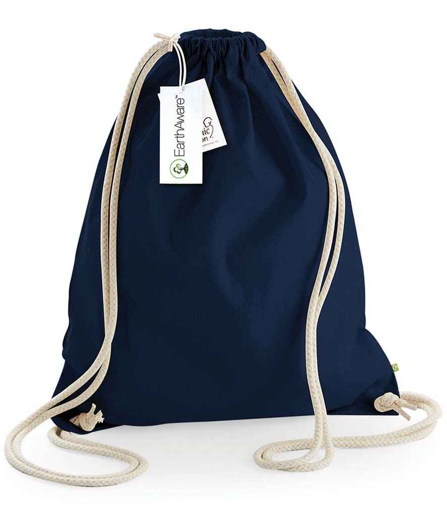 Westford Mill EarthAware® Organic Gymsac French navy