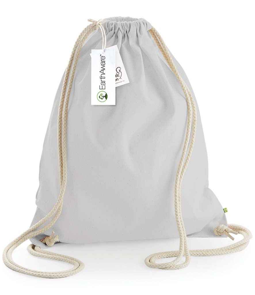 Westford Mill EarthAware® Organic Gymsac light grey