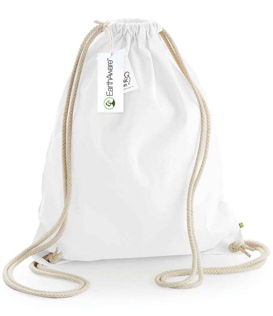 Westford Mill EarthAware® Organic Gymsac white