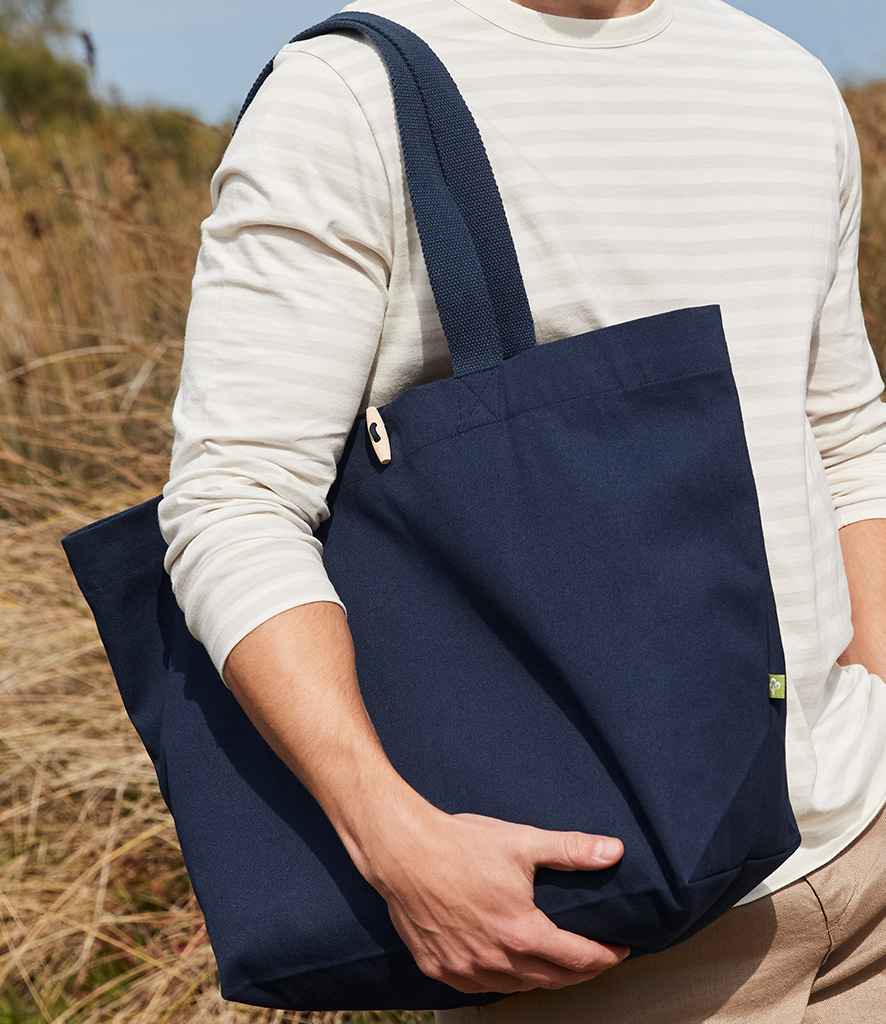 Westford Mill EarthAware® Organic Marina Tote Bag navy