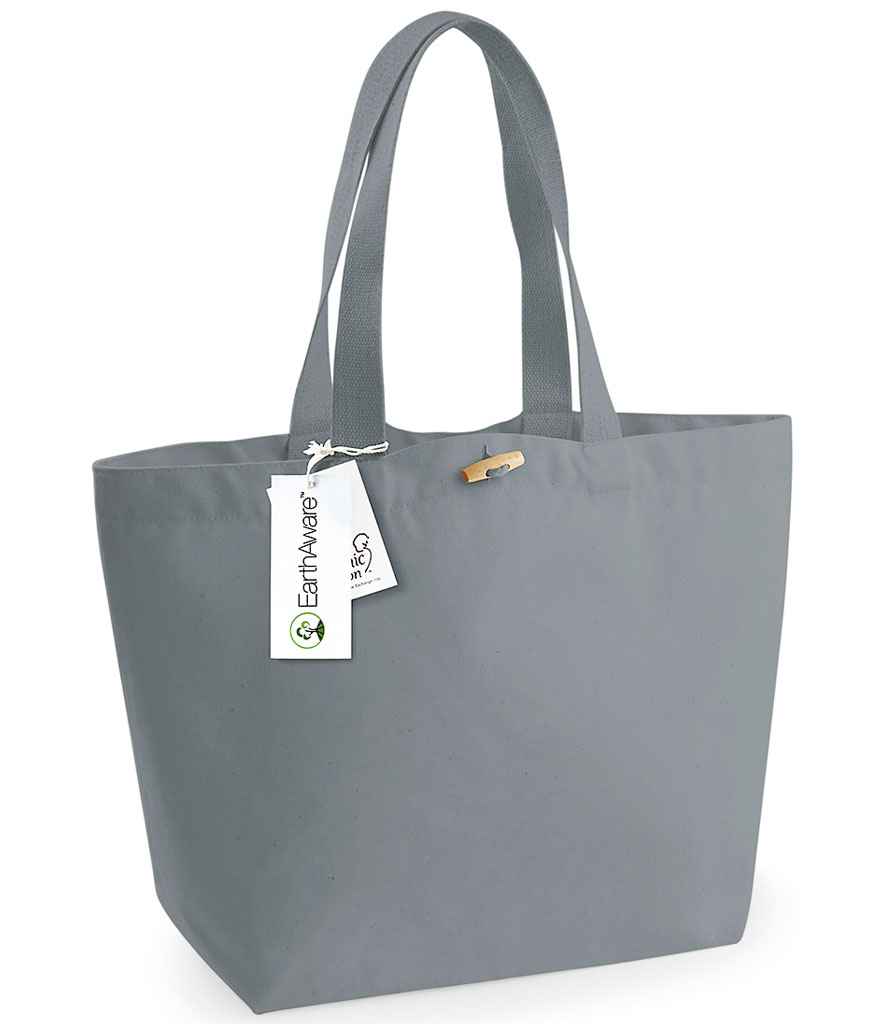 Westford Mill EarthAware® Organic Marina Tote XL Bag grey