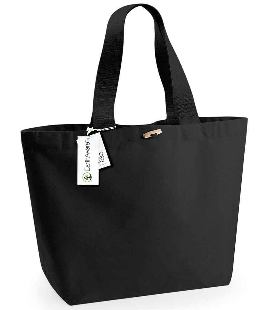 Westford Mill EarthAware® Organic Marina Tote XL Bag  black