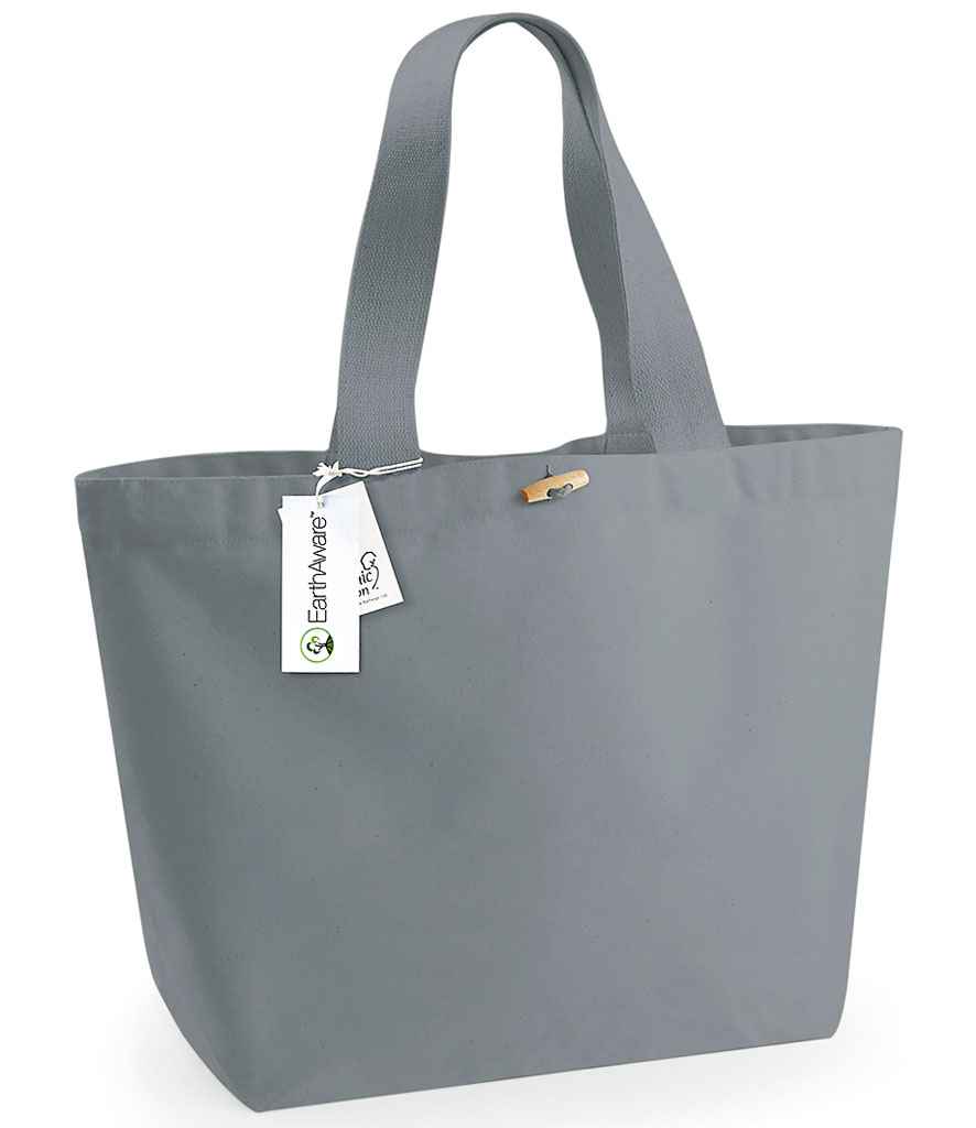 Westford Mill EarthAware® Organic Marina Tote XL Bag grey