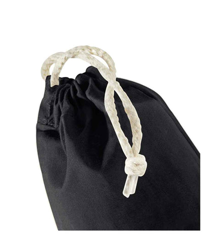 Westford Mill Recycled Cotton Stuff Bag black