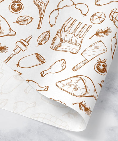 White 40gsm Greaseproof Paper - 297x210mm